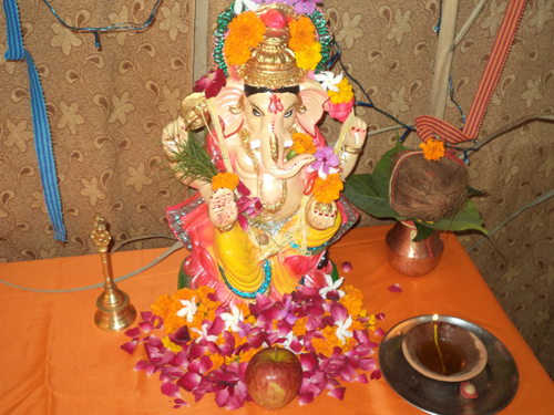 Ganesha Ashtottara Shatanamavali Telugu Lyrics. Also known as Ganesha Ashtothram or Vighneshvar Ashtottara Shatanamavali, this is the popular 108 names mantra of Lord Ganesh.